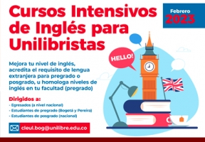 Cursos Intensivos de Inglés para Unilibristas – febrero 2023 