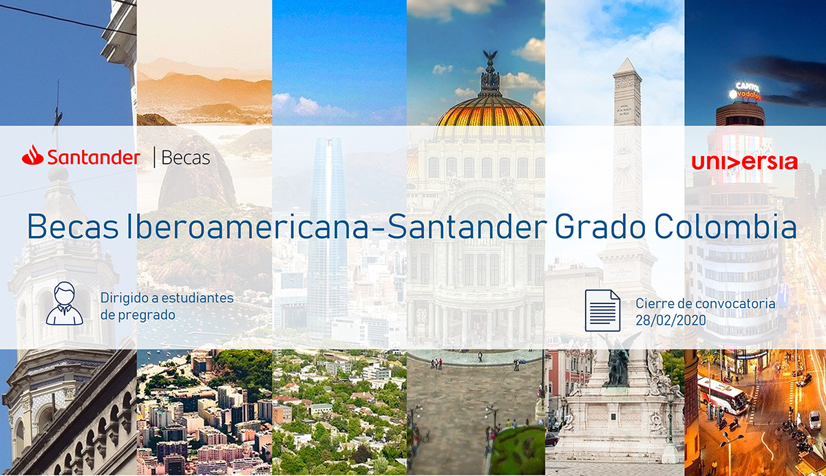 Becas Iberoamericana-Santander Grado Colombia 2020