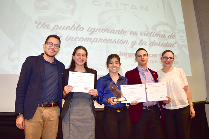 Premiación Concurso de oratoria en UniLibre Pereira