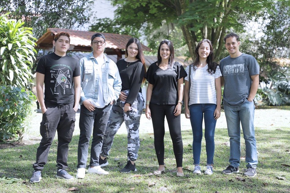 Estudiantes mexicanos y dos argentinos en Pereira