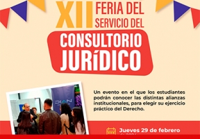 XII Feria del Servicio del Consultorio Jurídico