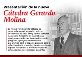 Presentación de la nueva Cátedra Gerardo Molina 2024-2 