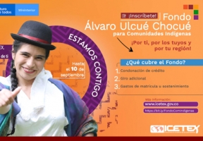 Ampliada hasta el 10 de septiembre convocatoria del Fondo Alvaro Ulcué Chocué para jóvenes indígenas