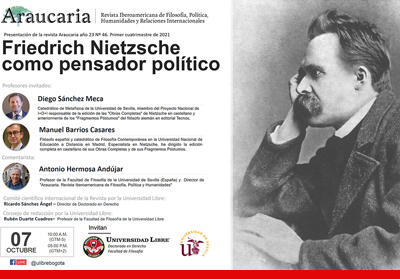 Presentación de la revista Araucaria: Friedrich Nietzsche como pensador político