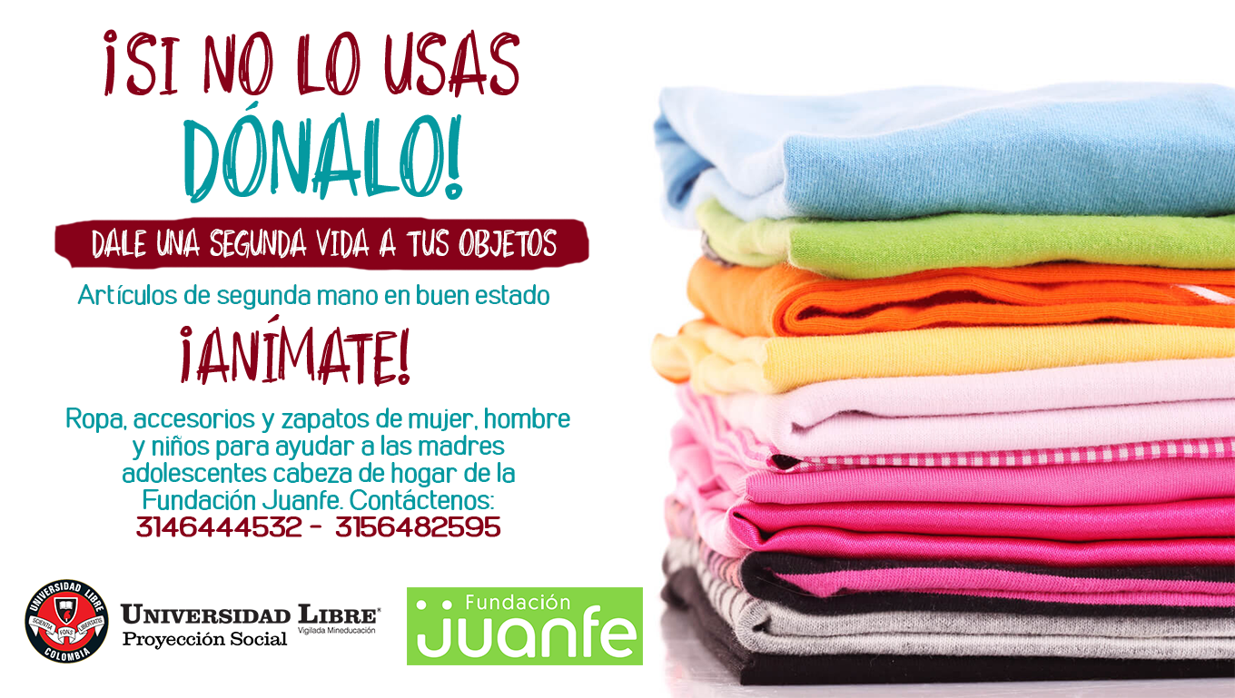 Proyecto donación de ropa Fundación Juanfe