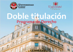 Convocatoria abierta al programa de doble titulación Facultad de Derecho en cooperación con la Universidad de Poitiers 2024
