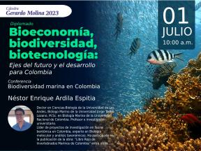 Cátedra Gerardo Molina 2023: Biodiversidad marina en Colombia