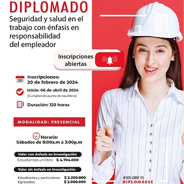 Diplomado - Seguridad y salud en el trabajo con énfasis en responsabilidad del empleador