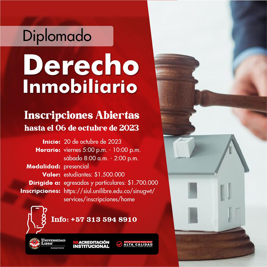 Diplomado - Derecho inmobiliario