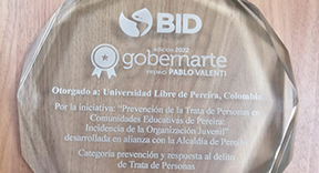 Premio Pablo Valenti 2022 otorgado por la BID a la Universidad Libre seccional Pereira