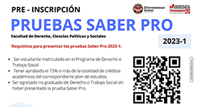 Pre-Inscripción Pruebas Saber Pro 2023-1