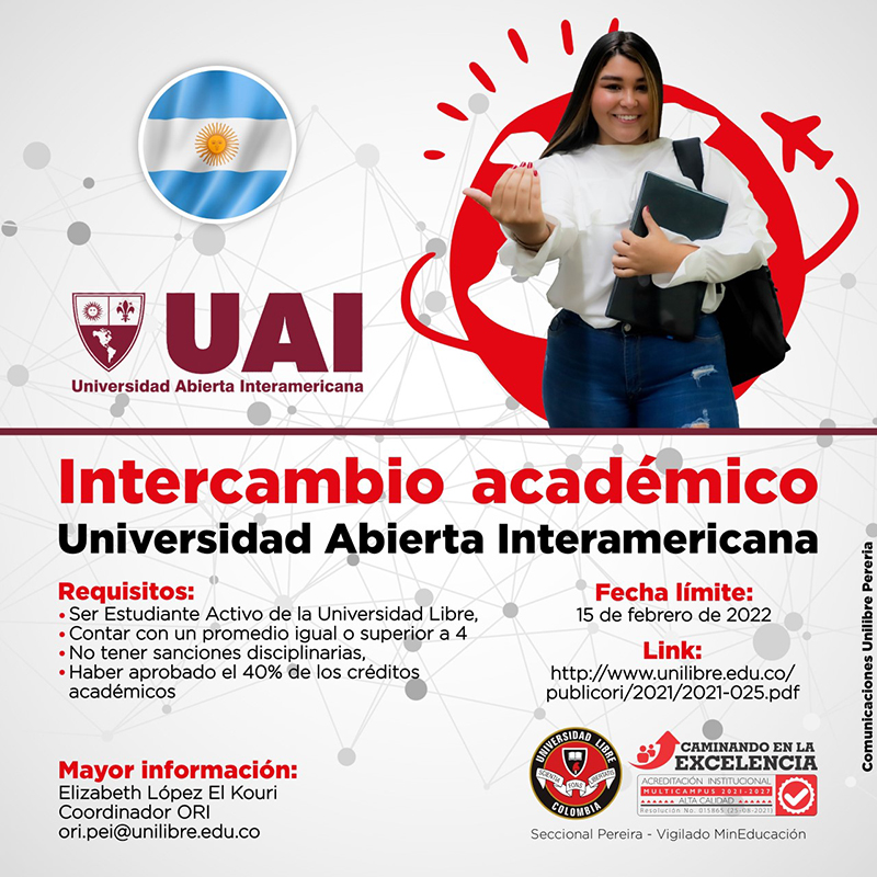 Oportunidad de intercambio académico con Argentina