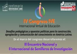 IV CONGRESO IVE INTERNACIONAL VIRTUAL DE EDUCACIÓN