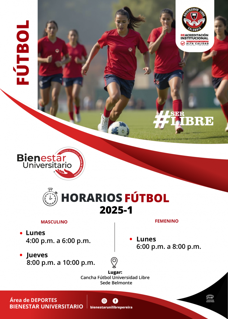 Horarios fútbol en Pereira