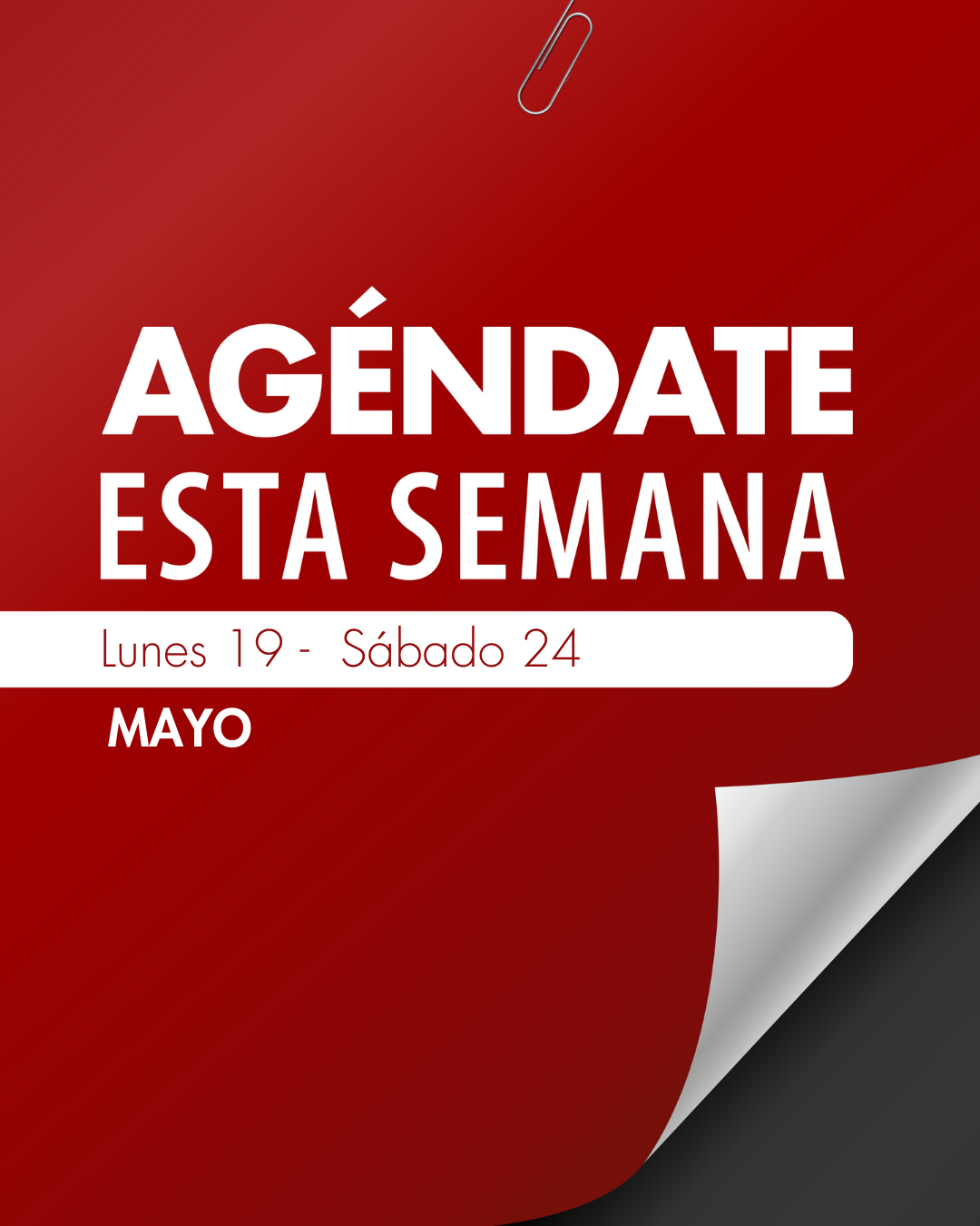 Agéndate esta semana