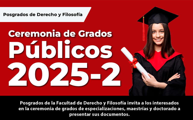 Ceremonia de grados Destacada