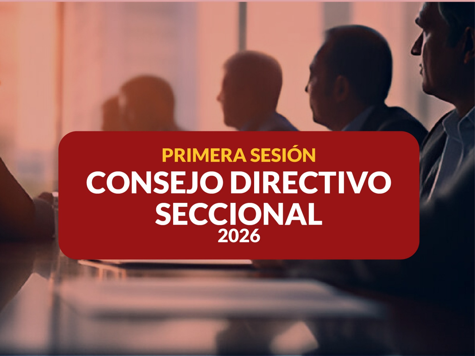 Primera Sesión del Consejo Directivo Seccional, 2026.