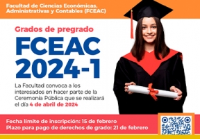 Grados de pregrados FCEAC 2024-1