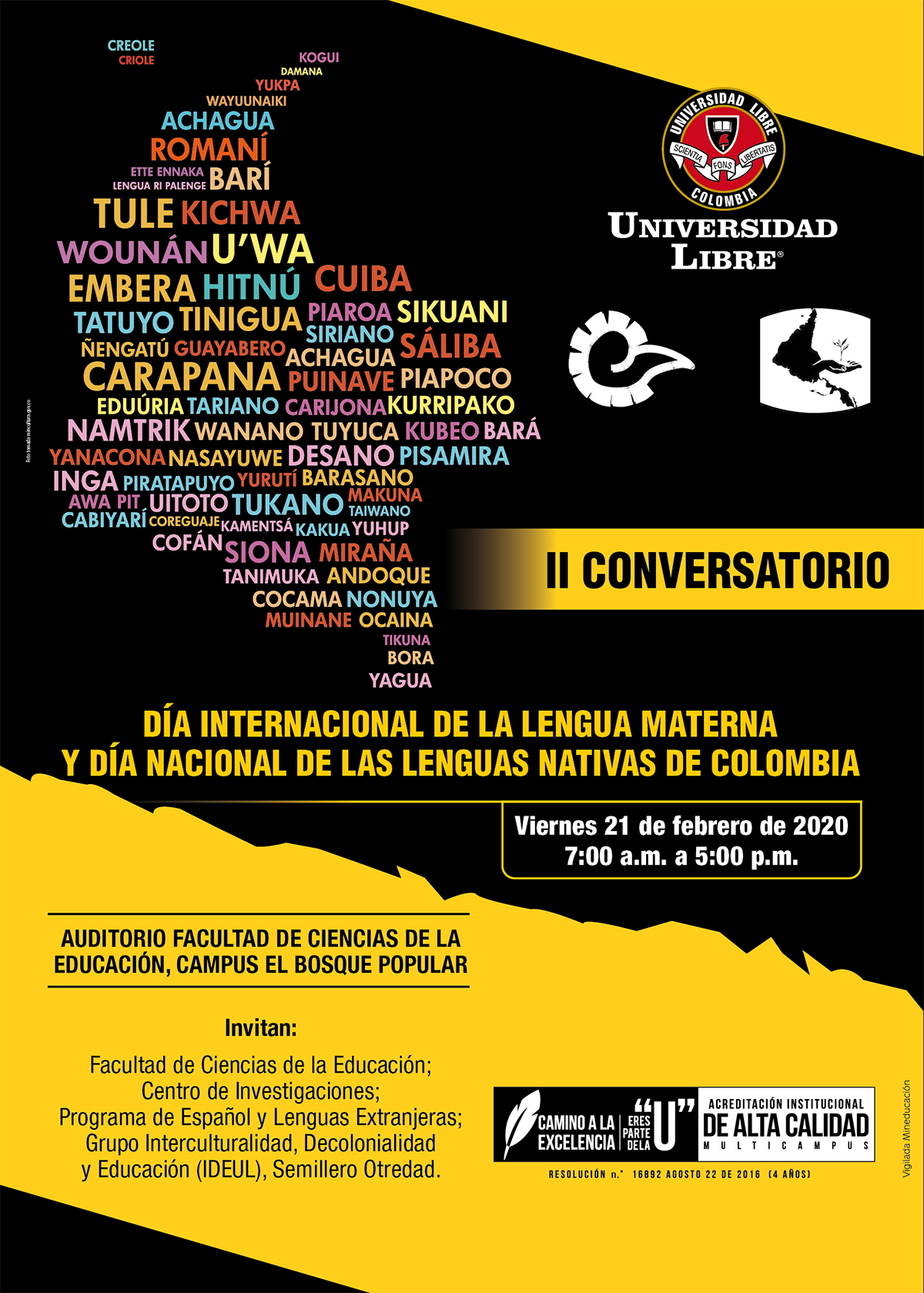Conversatorio sobre lenguas maternas a nivel internacional y lenguas nativas de nuestro país 