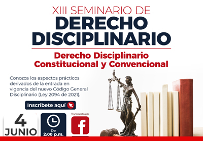 XIII Seminario de Derecho Disciplinario: Derecho Disciplinario Constitucional y Convencional