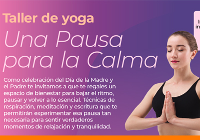 Taller de yoga ‘Una Pausa para la Calma’